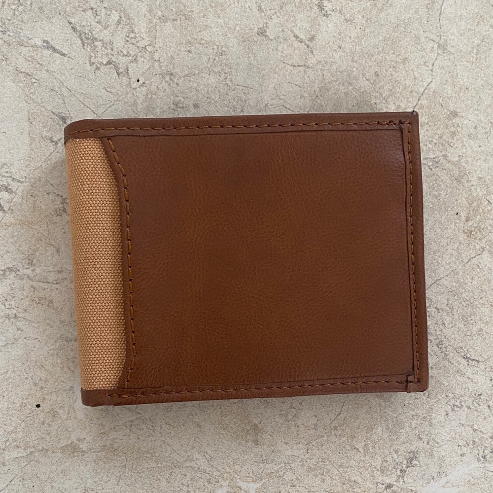 Croft & Barrow NWT Brown Faux Leather Wallet